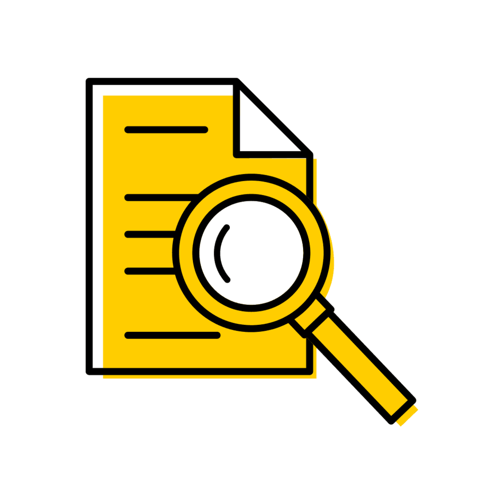 icon of a magnifying glass