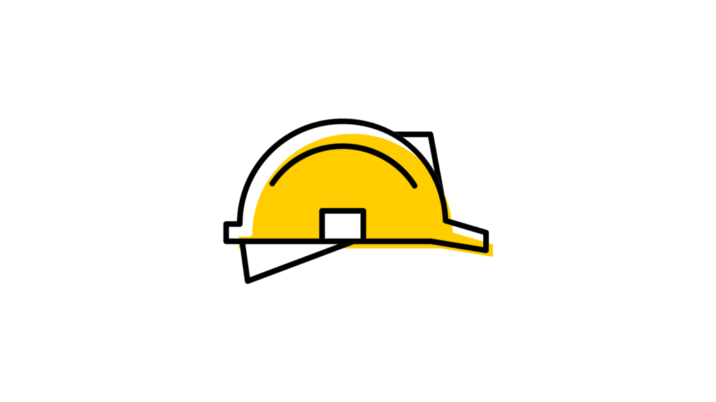 icon of a construction hard hat