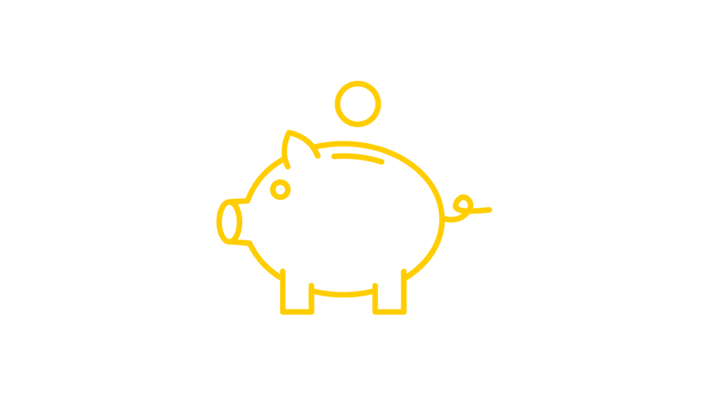 icon of a piggy bank
