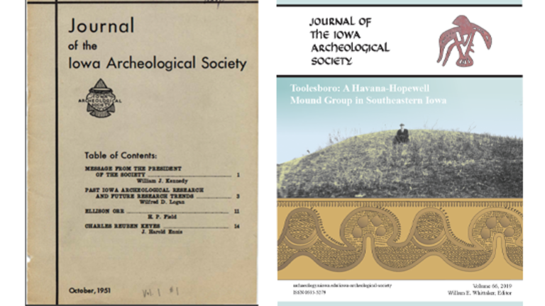Cover art from JIAS issues 1 and 66