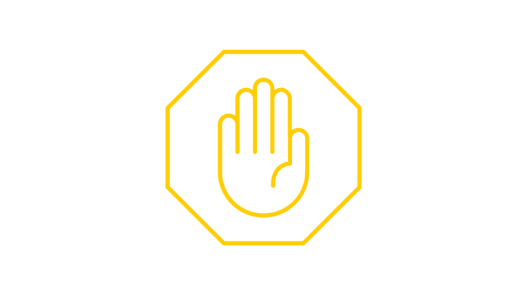 icon of a stop sign